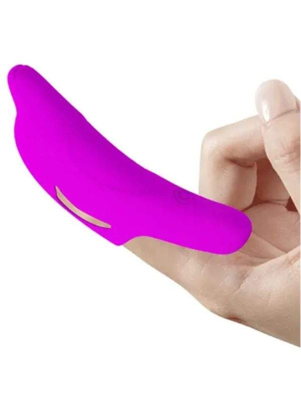 Estimulador de dedo recarregável Delphini Pretty Love violeta
