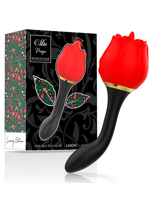 Vibrador Mia Prague Prazer Duplo Anal & Licking