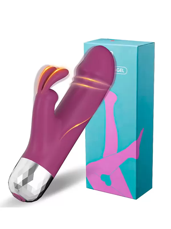 Mini vibrador Coelho Roxo