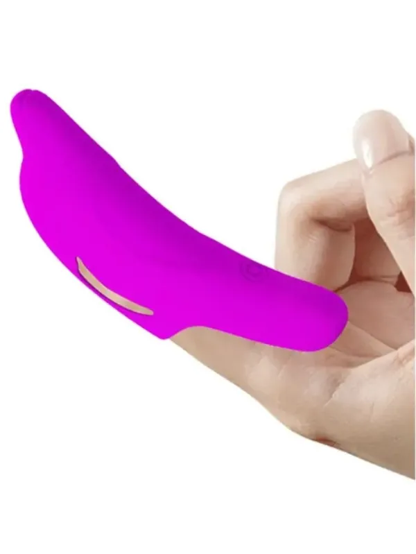 Estimulador de dedo recarregável Delphini Pretty Love violeta